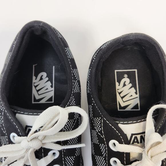 Vans Mens Atwood Black White Checkered Skater Shoes Sneakers Size 7.5 Canvas - Picture 3 of 9